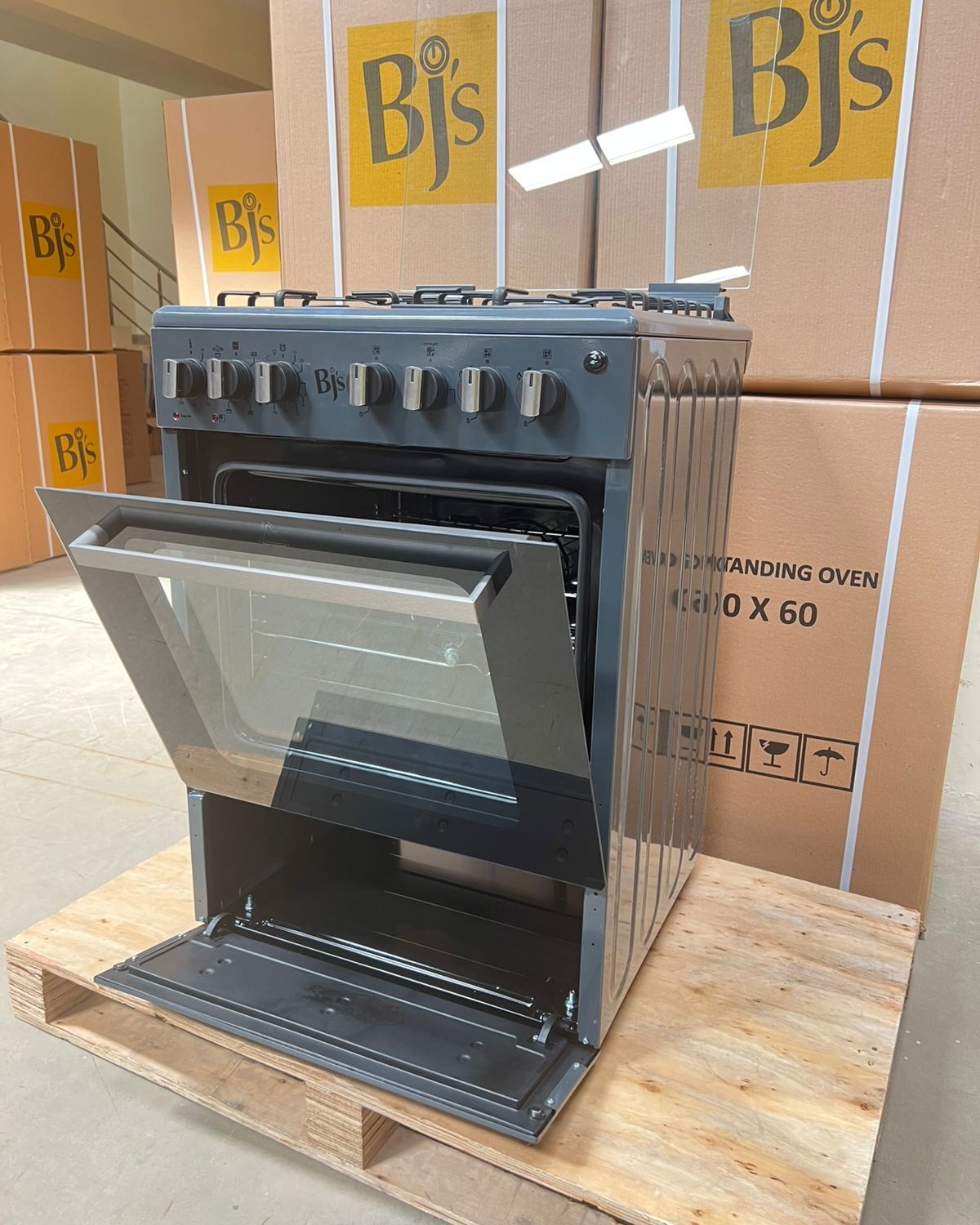 Sleek Grey BJS 60×60 Cooker
