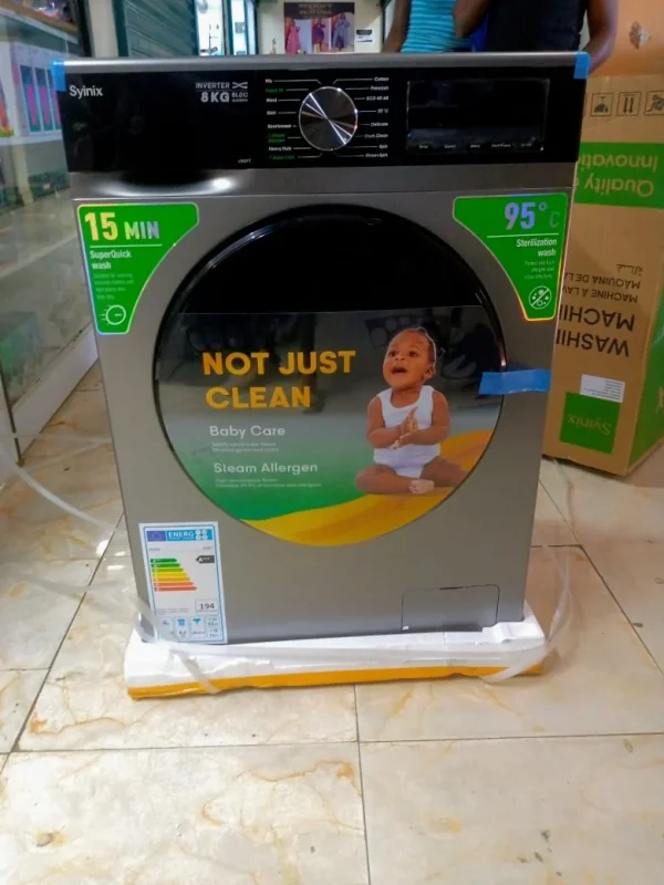 Synix 8kg frontload wash and spin