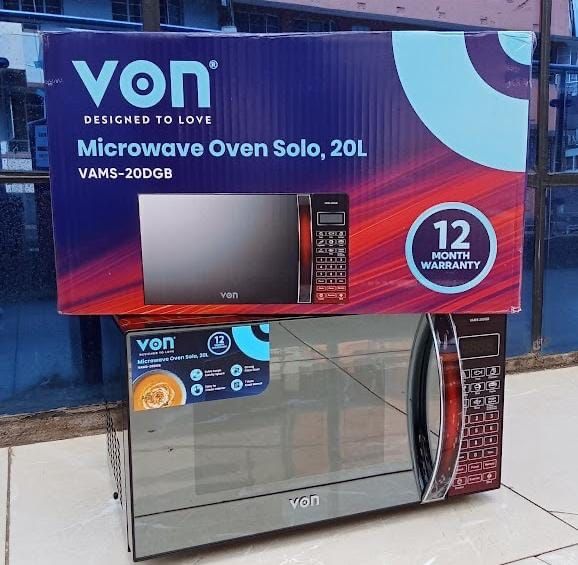 Von VAMS-20DGB 20L Microwave Oven Solo