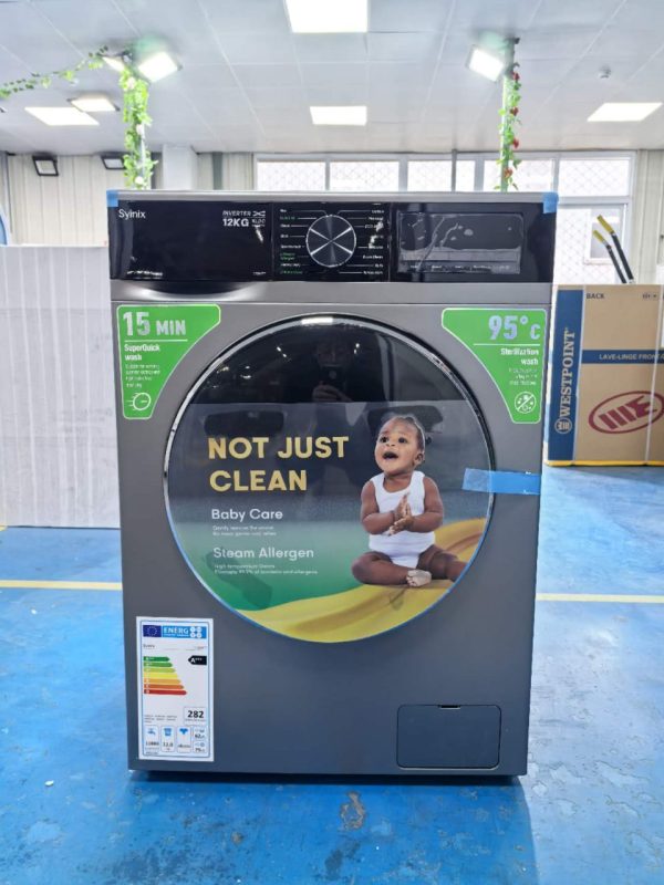Syinix Front Load Washing Machine Wash and Spin