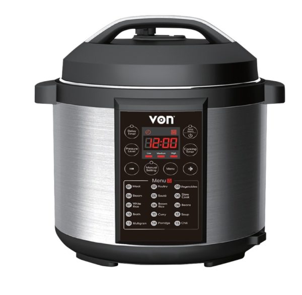 VON VSCP60MMX Pressure Cooker 6L - 1000W