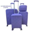 Fashion 4 In 1 Unbreakable Luxurious Rubber Suitcase Briefcase Travel Bag