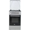 Silver Mika 58×58 cm 3G+1E Cooker with Electric Oven
